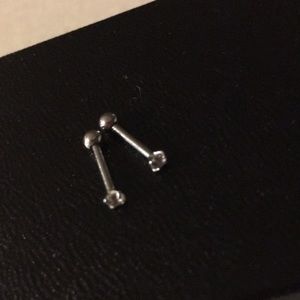 Pair of 16 guage, 1/2” long body jewelry